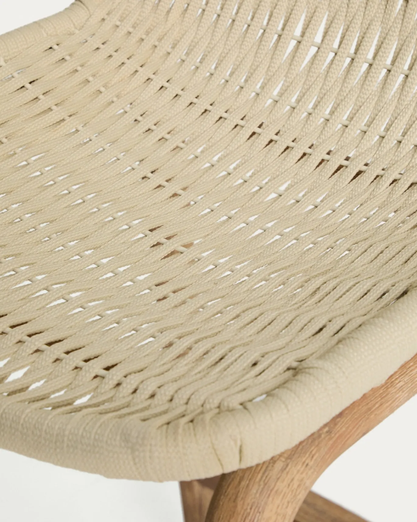 Kave Home Barkruk Alipa Acaciahout Beige
