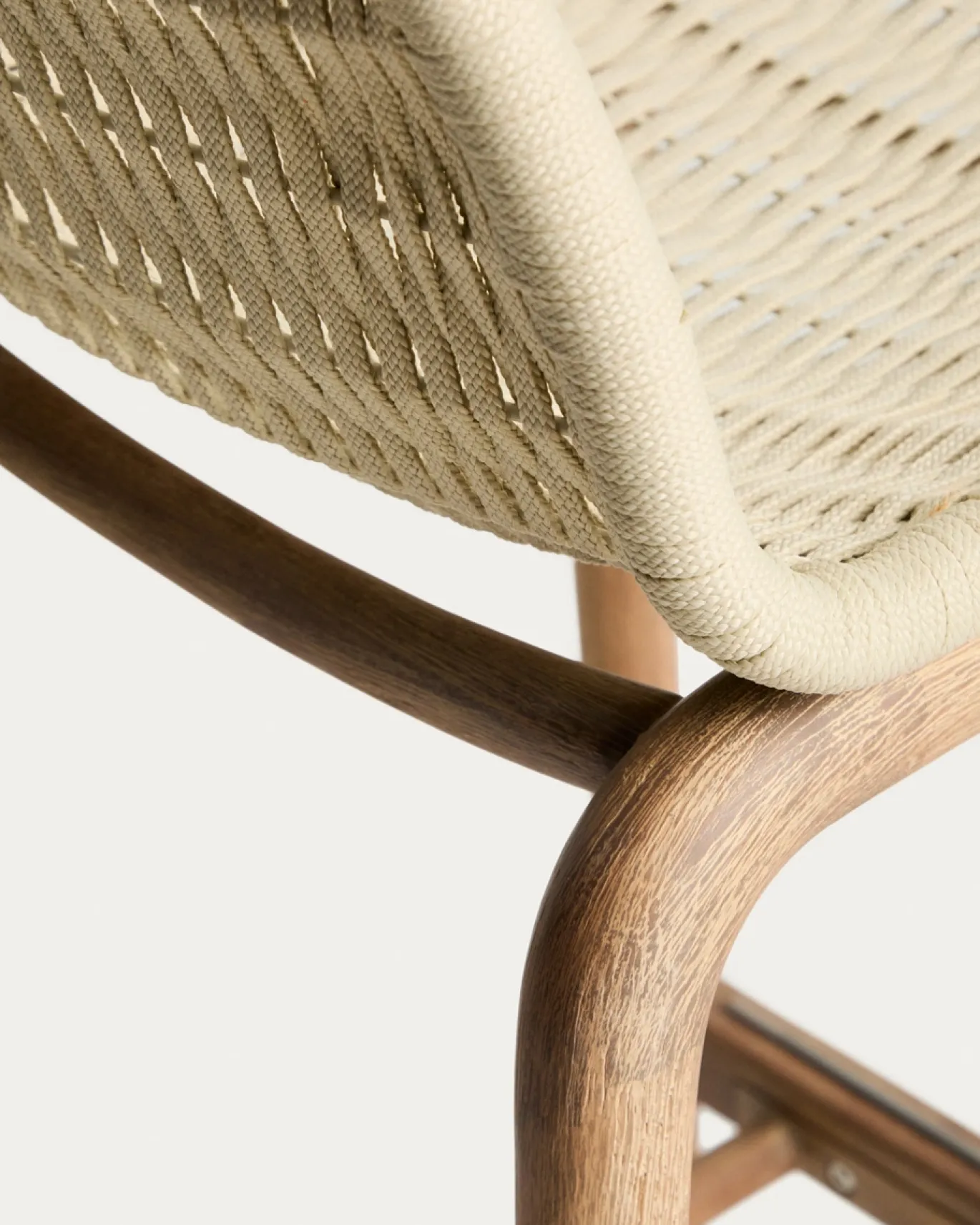 Kave Home Barkruk Alipa Acaciahout Beige