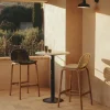 Kave Home Barkruk Alipa Acaciahout Grafiet