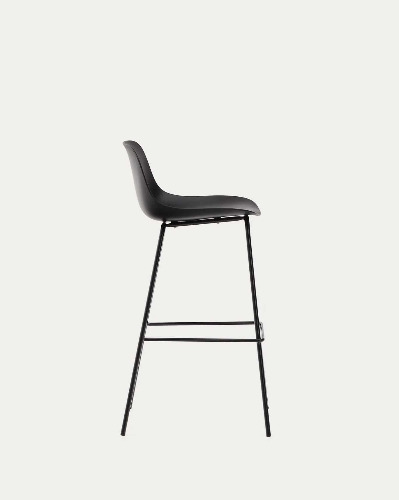Kave Home Barkruk Altea Zwart 75cm