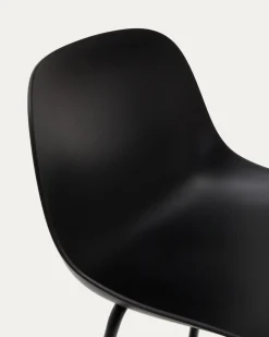 Kave Home Barkruk Altea Zwart 75cm