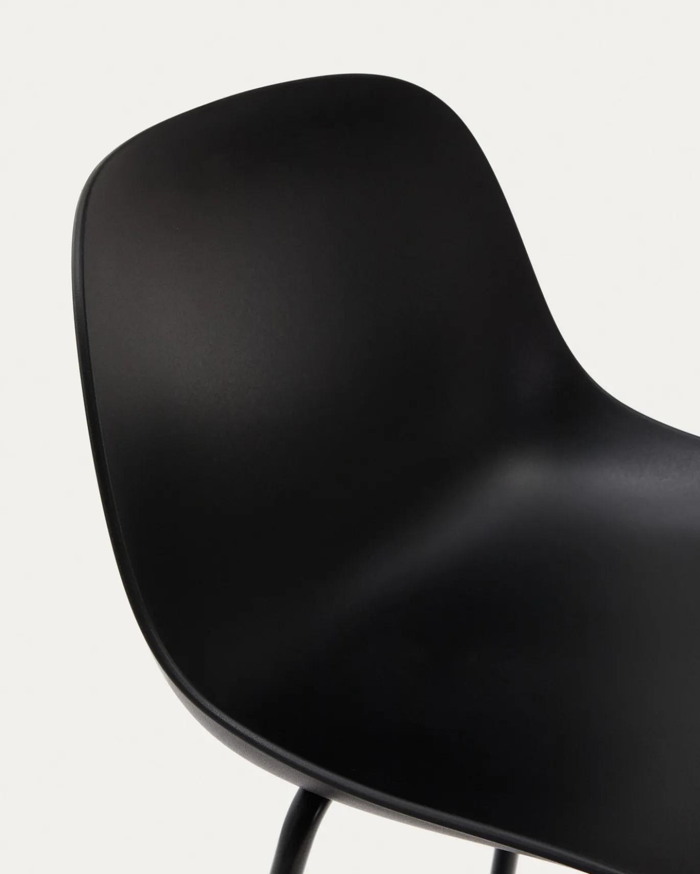 Kave Home Barkruk Altea Zwart 75cm