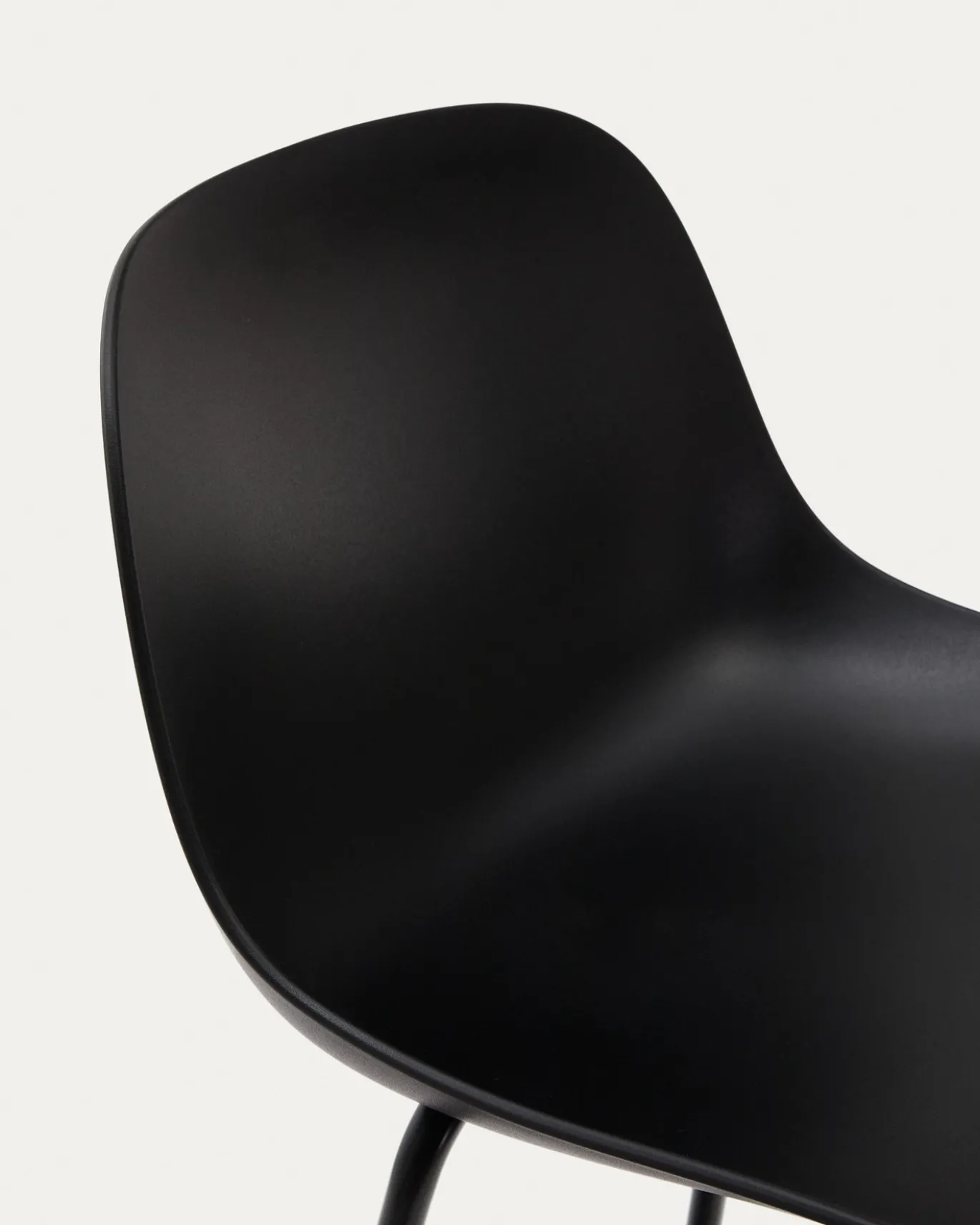 Kave Home Barkruk Altea Zwart 75cm