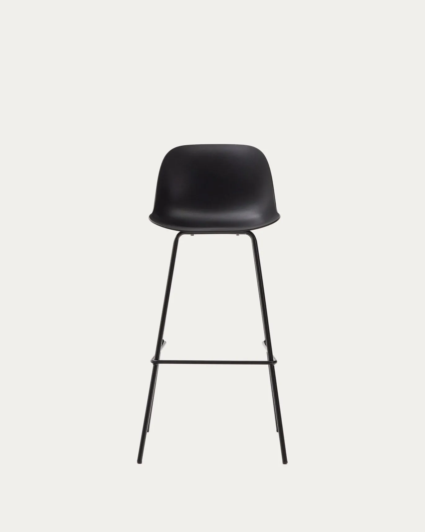 Kave Home Barkruk Altea Zwart 75cm