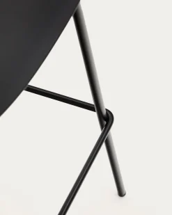 Kave Home Barkruk Altea Zwart 75cm