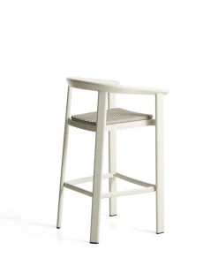 Kave Home Barkruk Erice Aluminium/Touw Beige