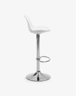 Kave Home Barkruk Orlando-T Wit Verstelbaar
