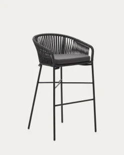 Kave Home Barkruk Yanet Zwart