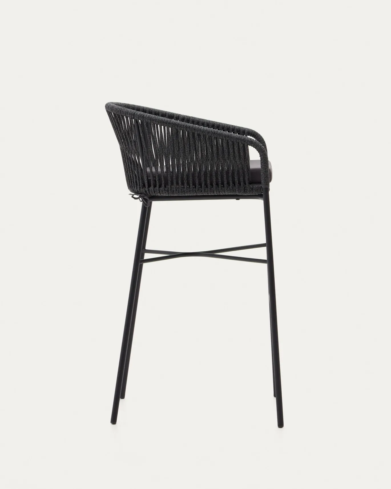 Kave Home Barkruk Yanet Zwart