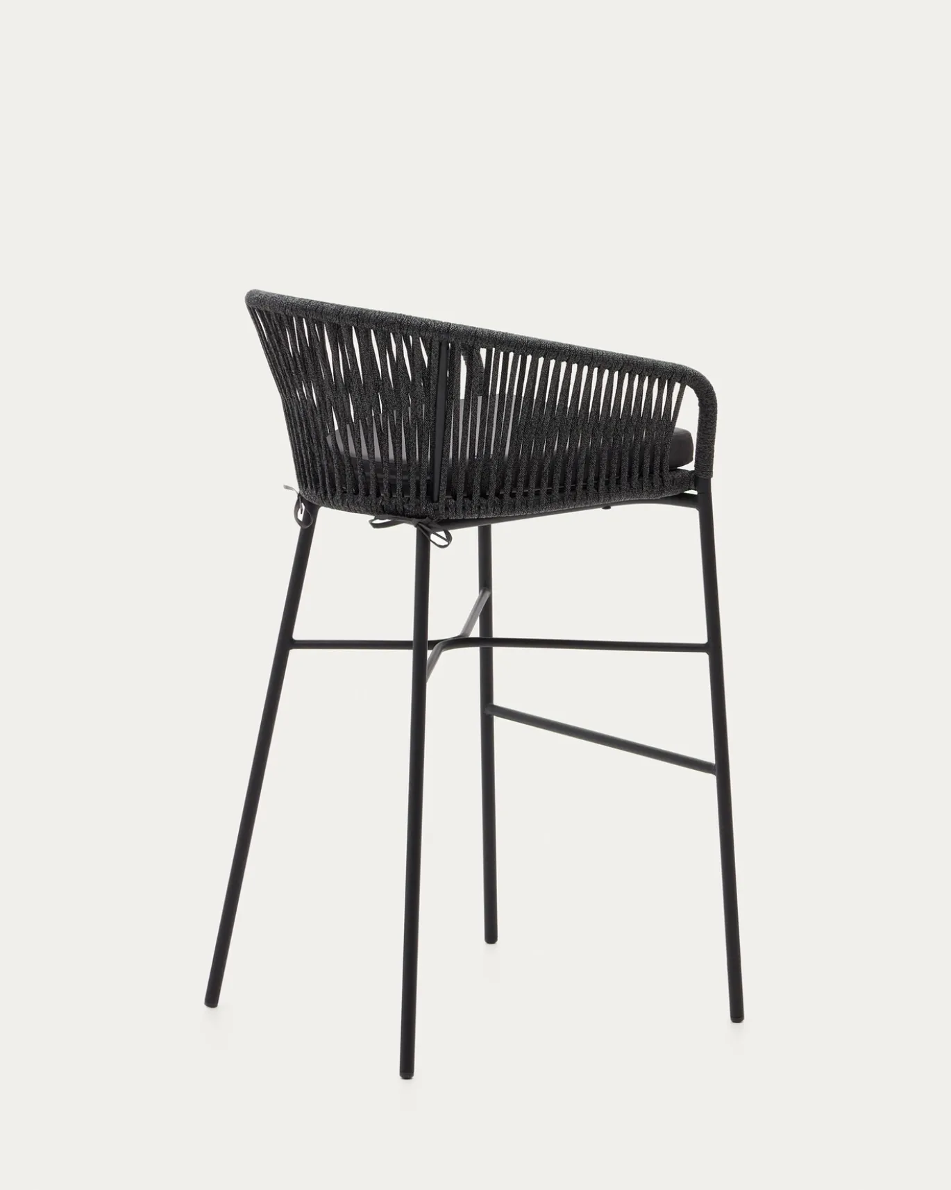 Kave Home Barkruk Yanet Zwart