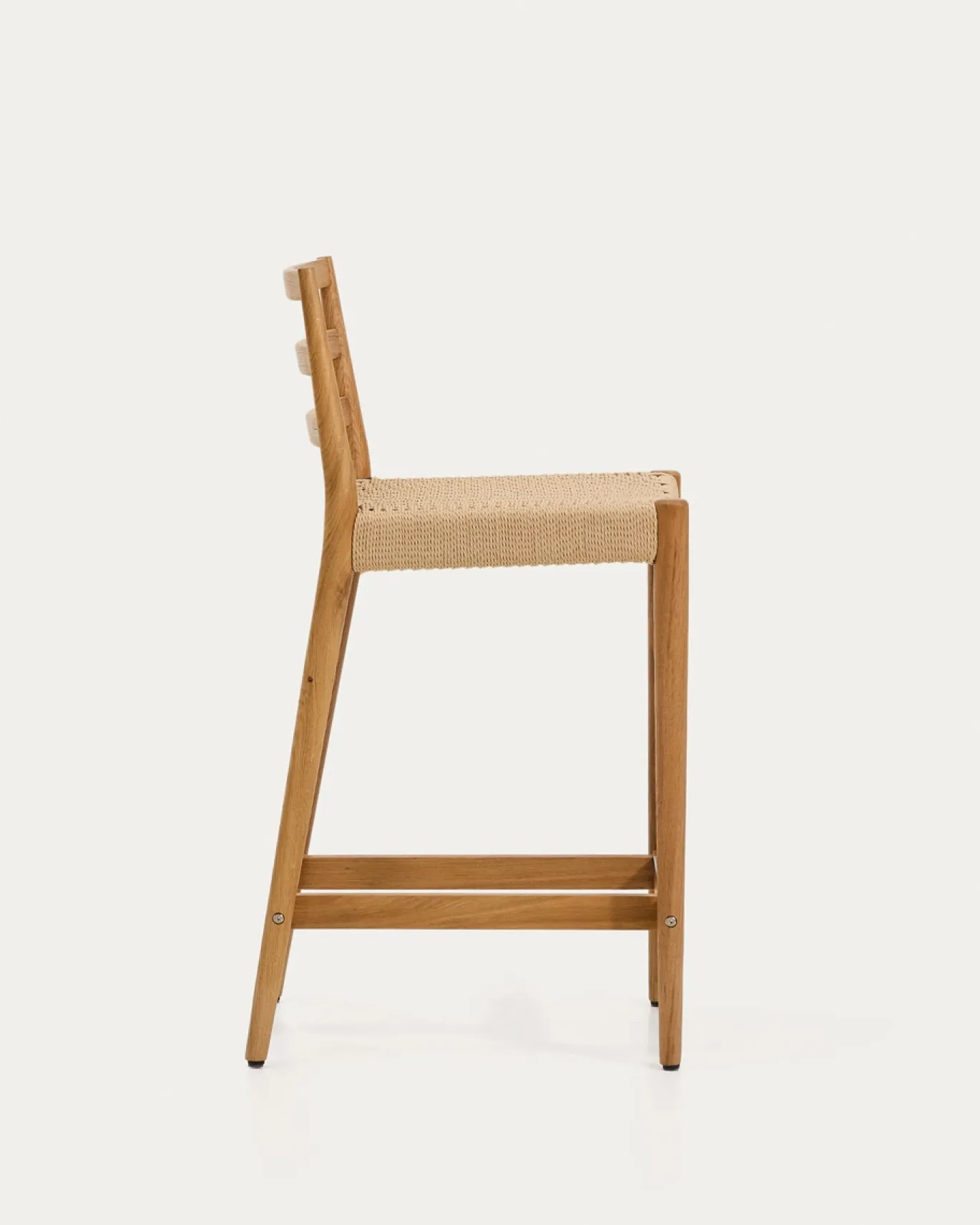 Kave Home Barstoel Analy Eikenhout Naturel 65cm