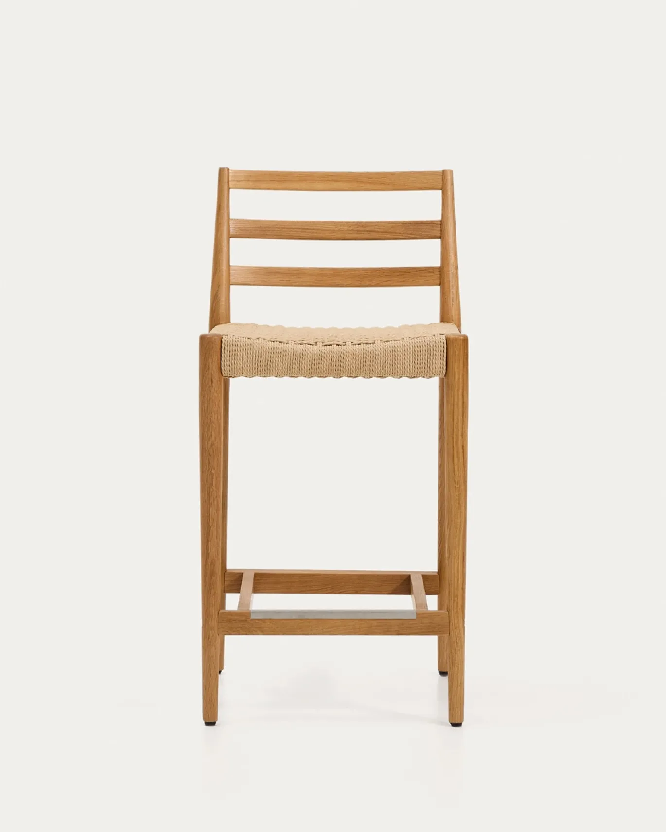 Kave Home Barstoel Analy Eikenhout Naturel 65cm
