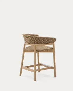 Kave Home Barstoel Arinella Acaciahout Naturel 65cm