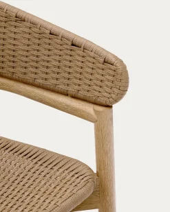 Kave Home Barstoel Arinella Acaciahout Naturel 65cm