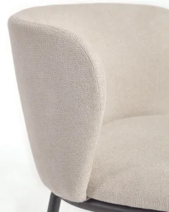 Kave Home Barstoel Ciselia Beige Chenille