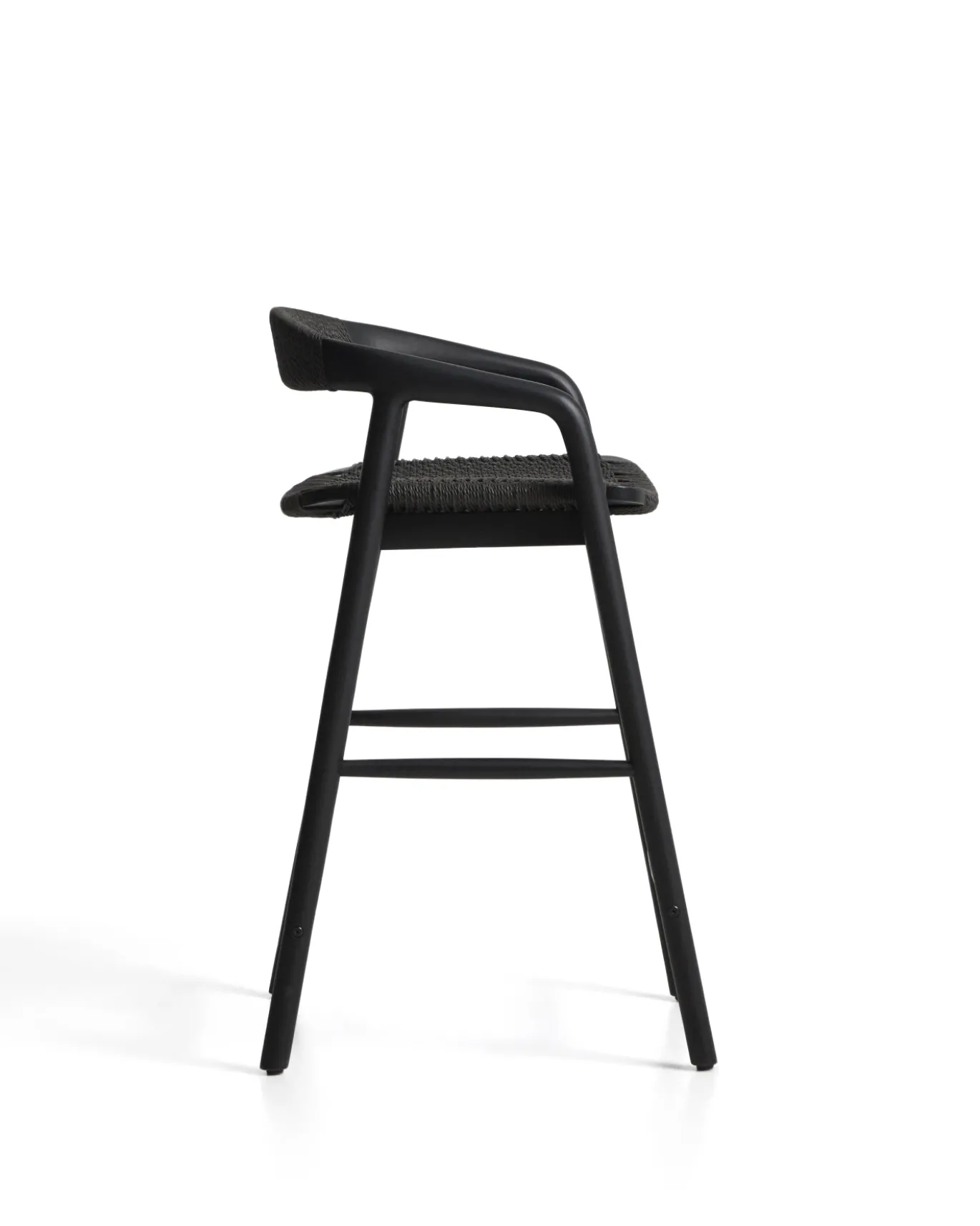 Kave Home Barstoel Derile Eiken Zwart