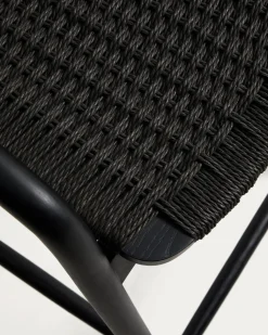 Kave Home Barstoel Derile Eiken Zwart