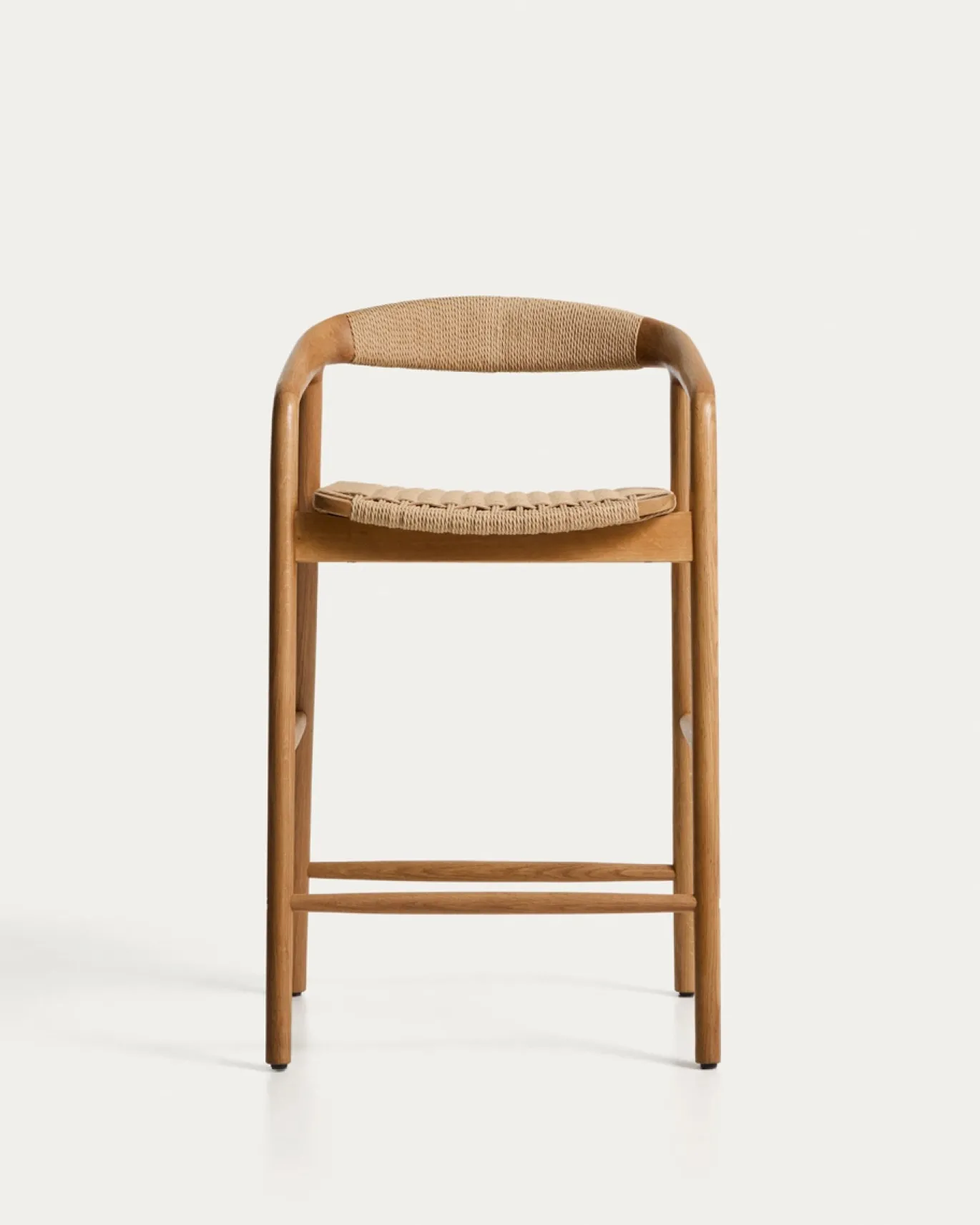Kave Home Barstoel Derile Eiken Naturel/Beige