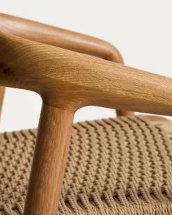 Kave Home Barstoel Derile Eiken Naturel/Beige