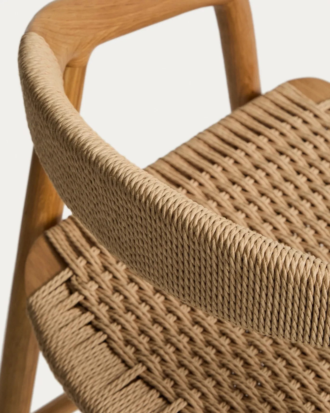 Kave Home Barstoel Derile Eiken Naturel/Beige