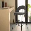 Kave Home Barstoel Mahalia Donkergrijs