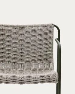 Kave Home Barstoel Maurina Outdoor Grijs/Groen