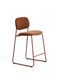 Kave Home Barstoel Meli Chenille Terracotta