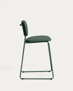 Kave Home Barstoel Meli Chenille Groen
