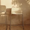 Kave Home Barstoel Tavari Touw RVS Beige