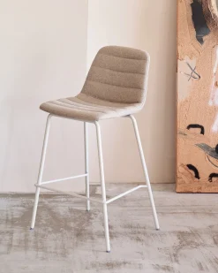 Kave Home Barstoel Zunilda Beige Chenille