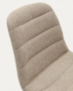 Kave Home Barstoel Zunilda Beige Chenille