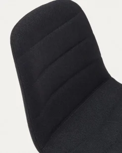 Kave Home Barstoel Zunilda Zwart Chenille
