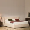 Kave Home Bed Arvian Chenille Beige 180x200cm