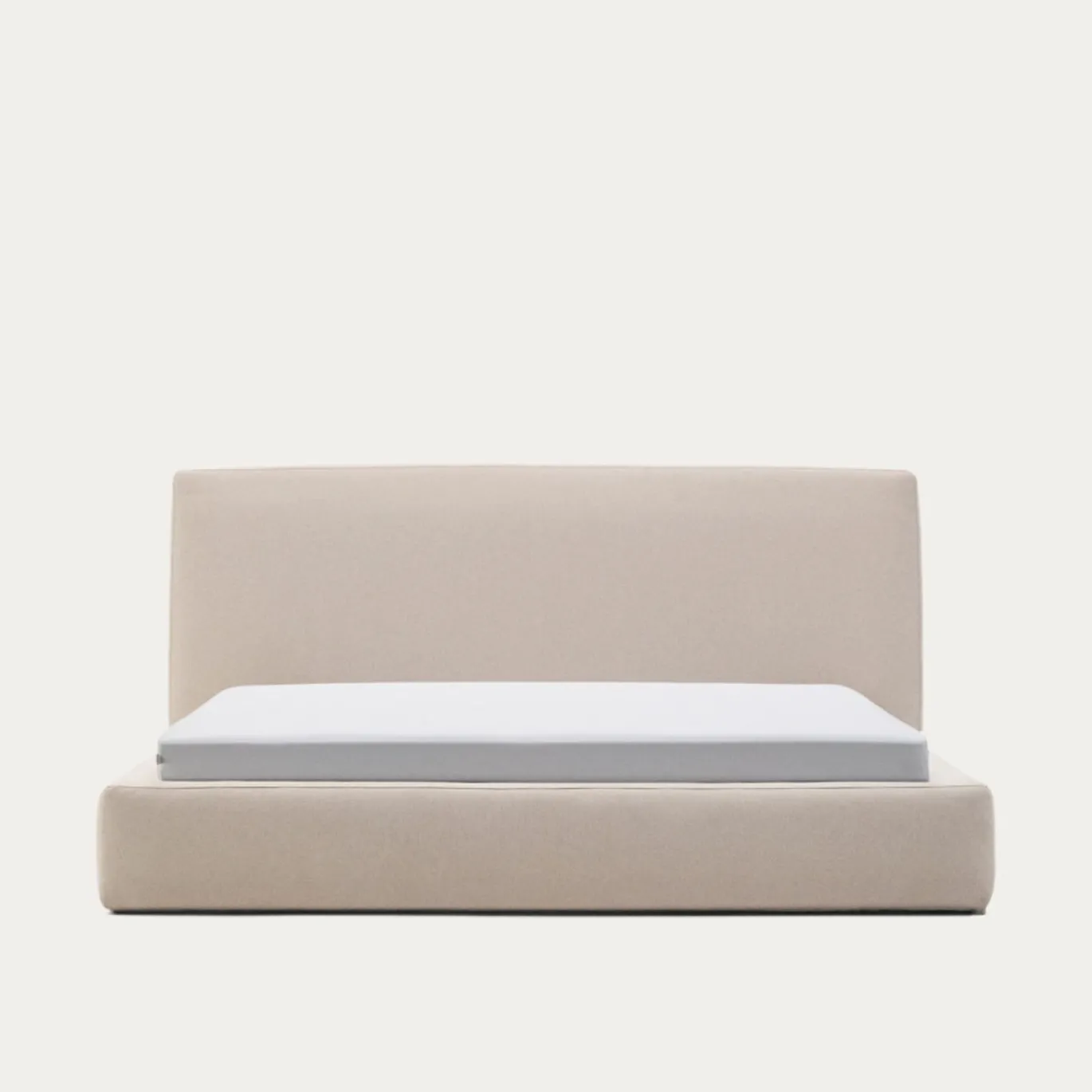 Kave Home Bed Blok Beige 180x200cm