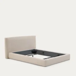 Kave Home Bed Blok Beige 180x200cm