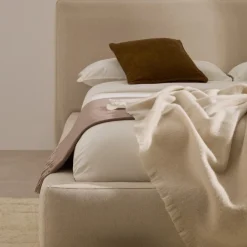 Kave Home Bed Blok Beige 180x200cm