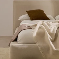 Kave Home Bed Blok Beige 90x200cm