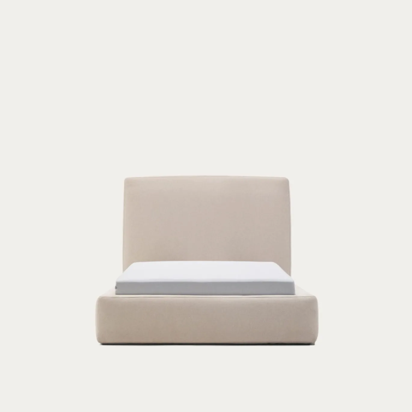 Kave Home Bed Blok Beige 90x200cm