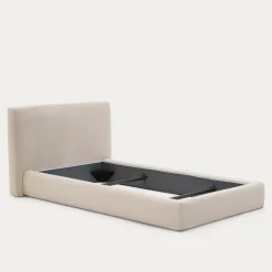Kave Home Bed Blok Beige 90x200cm