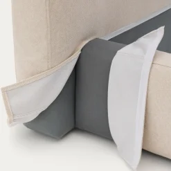 Kave Home Bed Blok Beige 90x200cm