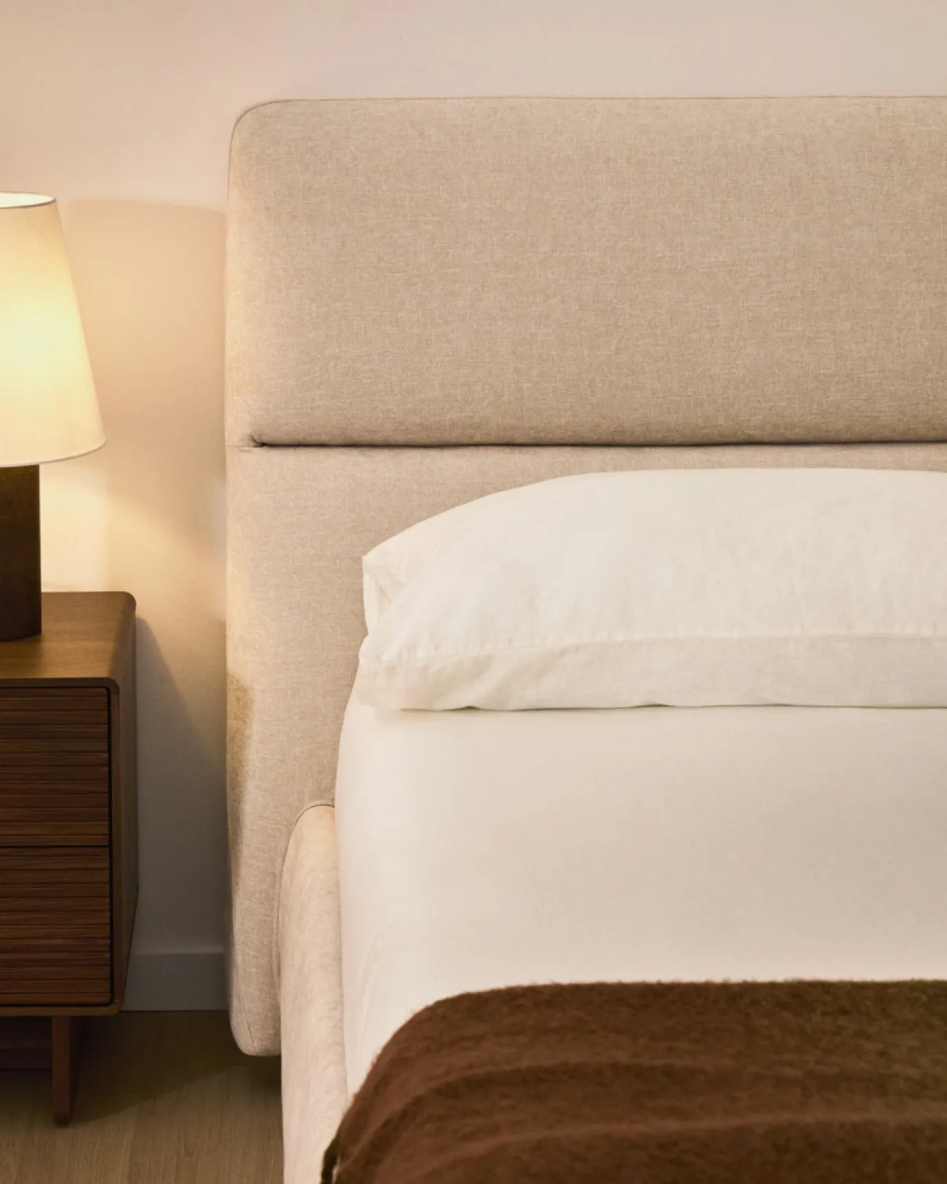 Kave Home Bed Dafra Chenille Beige 160x200cm