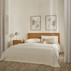 Kave Home Bedframe Lenon Naturel 160x200cm