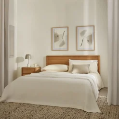 Kave Home Bedframe Lenon Naturel 160x200cm