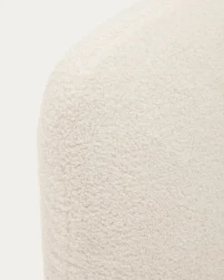 Kave Home Bedhoes Martina Off-white Boucle voor Matras 160x200cm