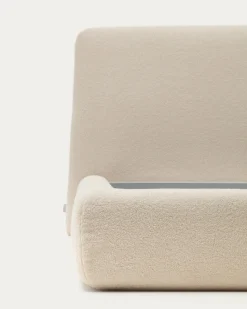 Kave Home Bedhoes Martina Off-white Boucle voor Matras 160x200cm