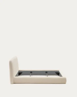 Kave Home Bedhoes Martina Off-white Boucle voor Matras 160x200cm