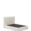 Kave Home Bed Jaira Chenille Wit 150x190cm