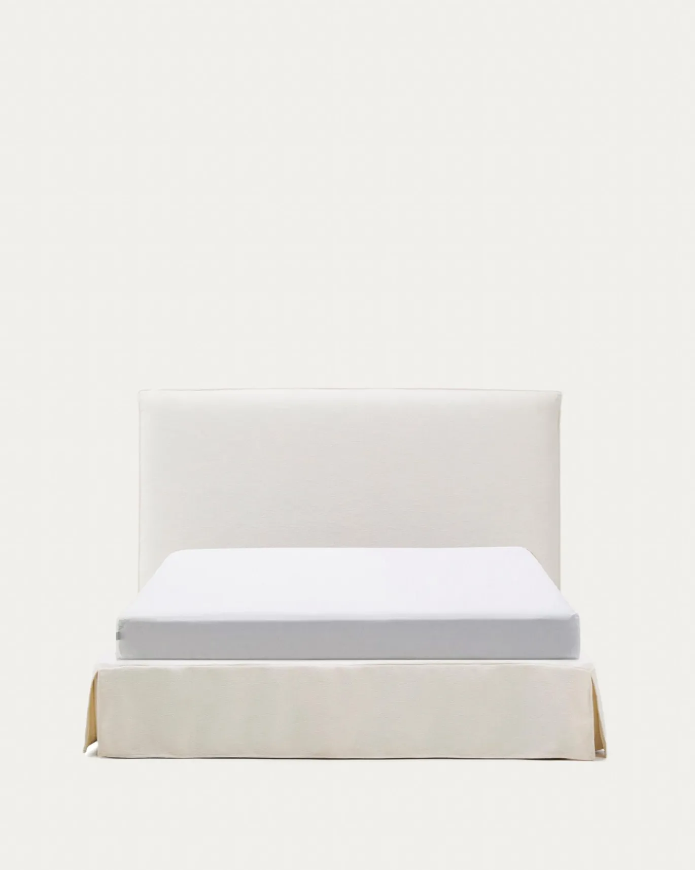 Kave Home Bed Jaira Chenille Wit 160x200cm