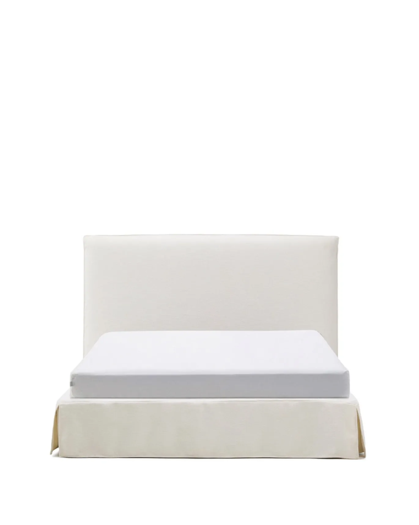 Kave Home Bed Jaira Chenille Wit 160x200cm