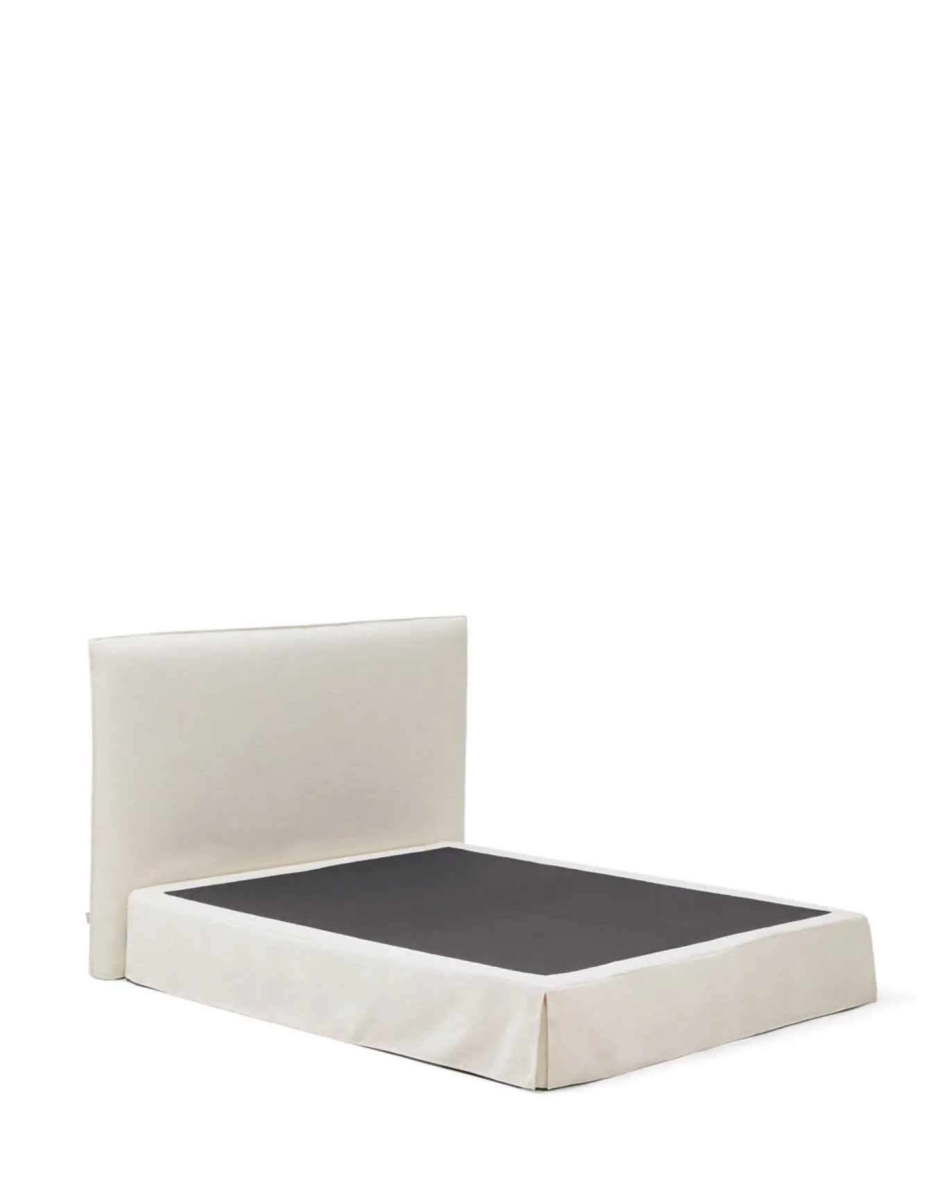 Kave Home Bed Jaira Chenille Wit 160x200cm